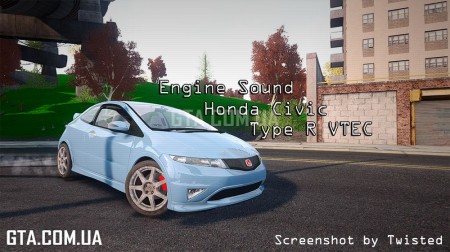 Звук двигателя Honda Civic Type R VTEC